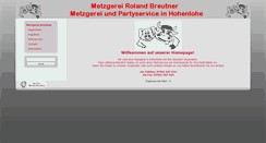 Desktop Screenshot of breutner.hohenlohe.org