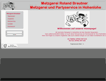 Tablet Screenshot of breutner.hohenlohe.org